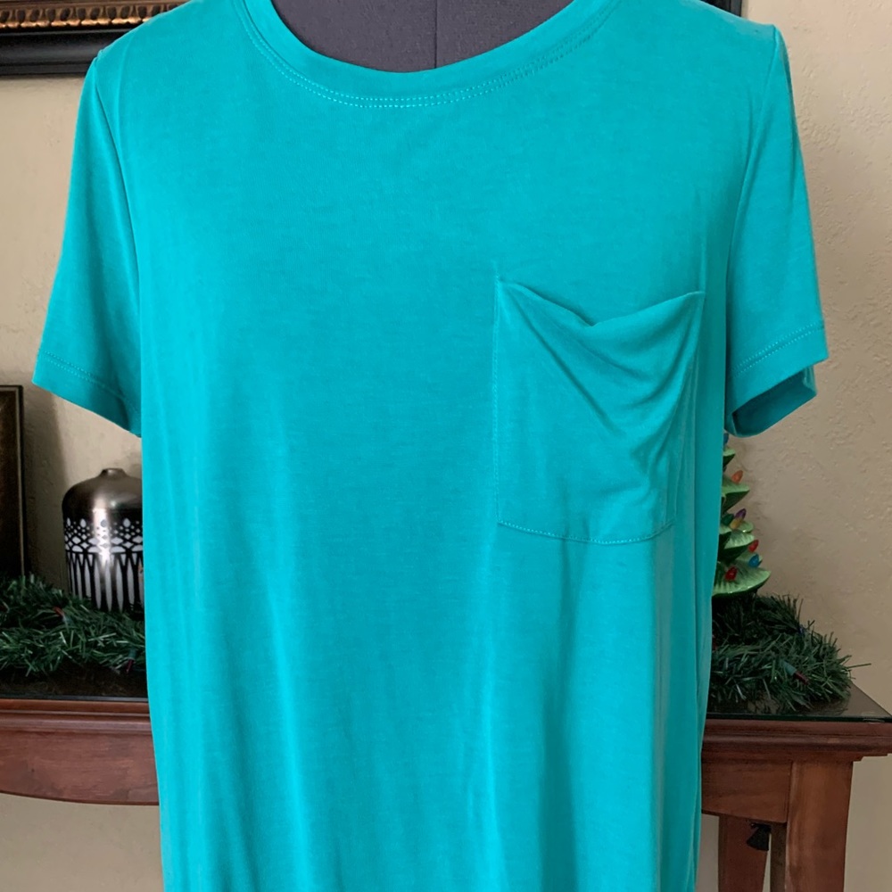 Sale: 3 for $21 Another Love Teal Open Back Tee